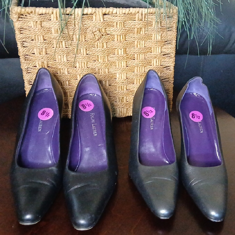Ralph Lauren Black Heels for Women